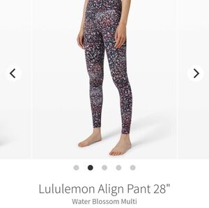 Lululemon align water blossom